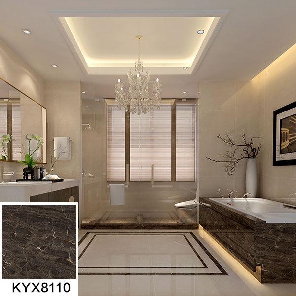 午夜免费福利视频陶大理石瓷砖：金线深灰 KYX8110瓷砖
