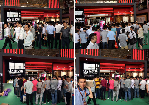 午夜免费福利视频陶展位人群火爆